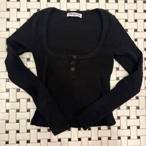 Princess Polly Classic Black Long Sleeve Tee